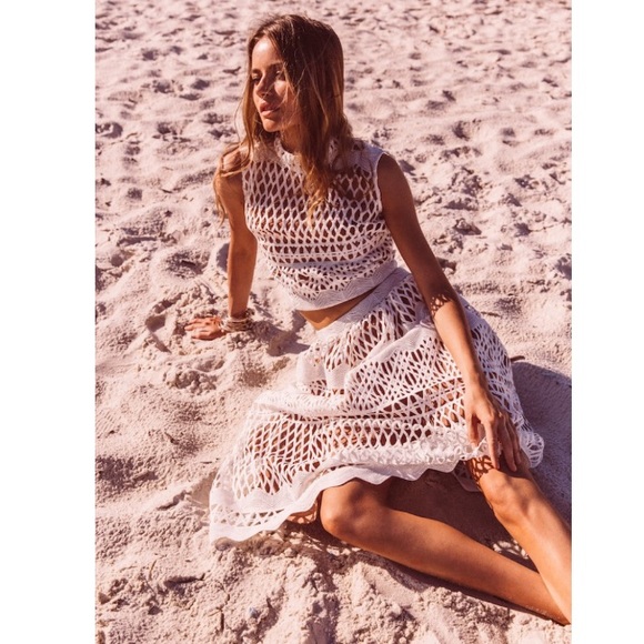 Free People Cropped Skirt Set Ministry of Style - Picture 2 of 8